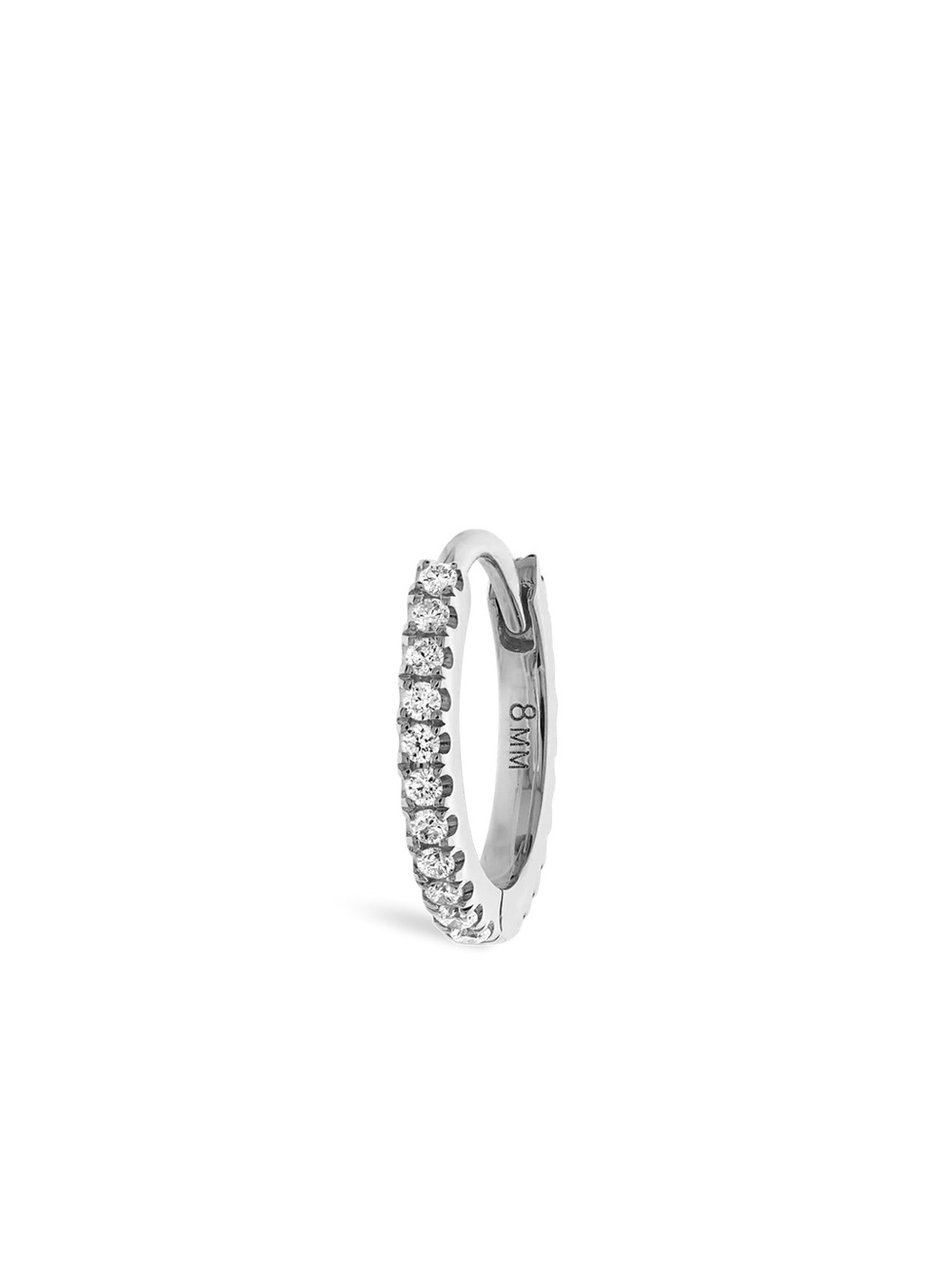 Maria Tash Diamond Eternity Hoop Earring
White Gold
